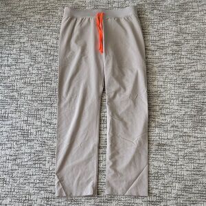 Figs Women's Livingston Scrub Pants with Orange Drawstring in Boulder